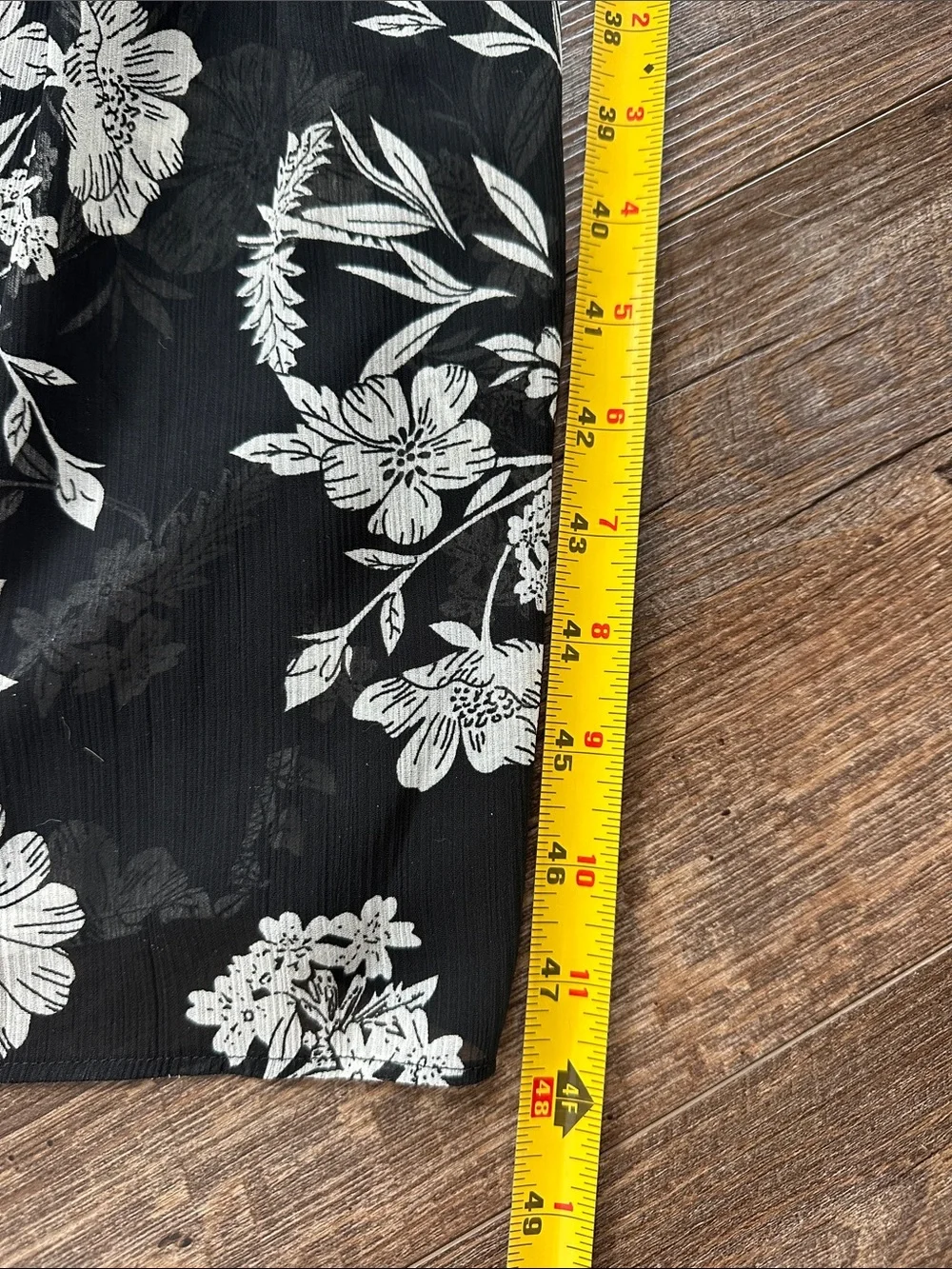 J Crew Tiered Black and White Floral Dress